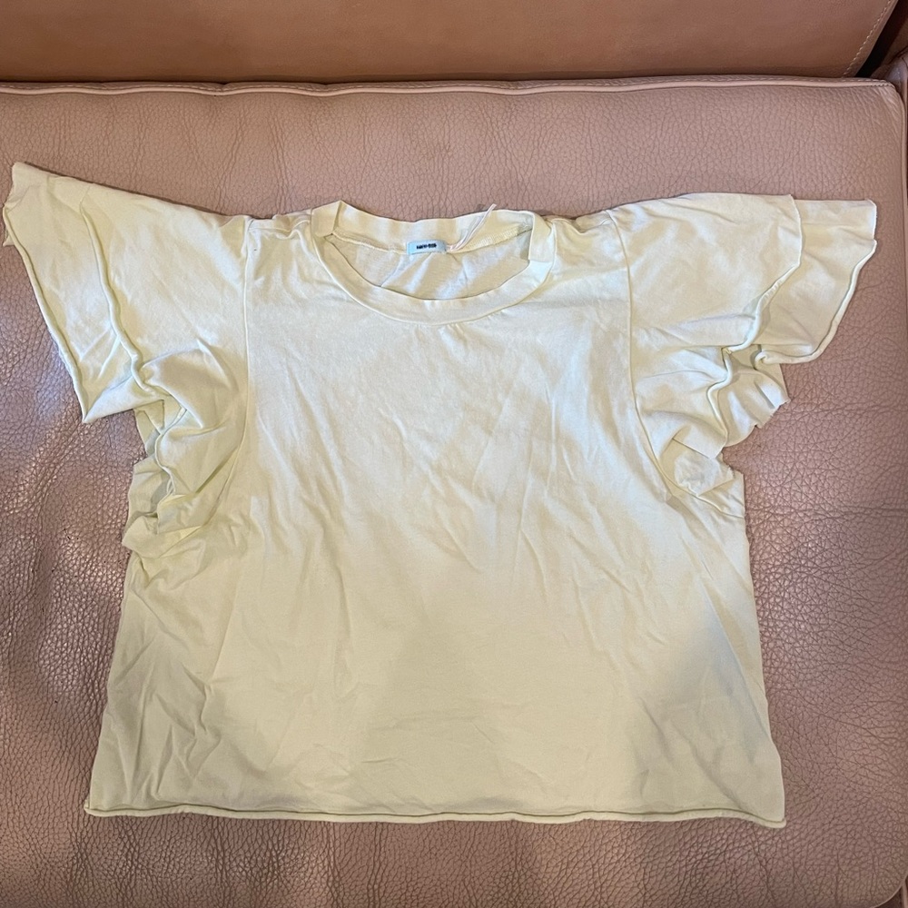 Ruffled t-shirt